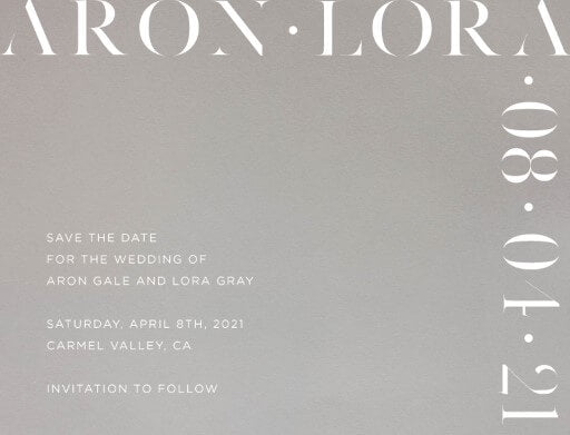 Lissom Save The Date Cards by Inggrid H.