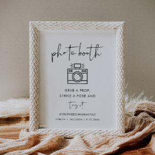 STELLA Photo Booth Wedding Sign