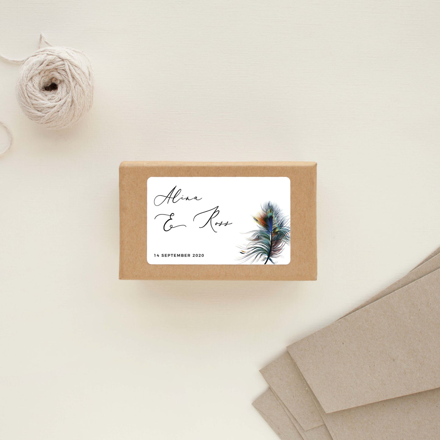 Peacock BlueStickers by Stella M.