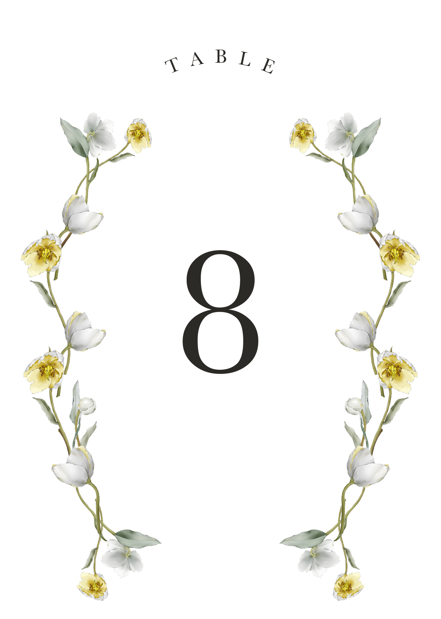 Summer MontageTable Number by Inggrid H.