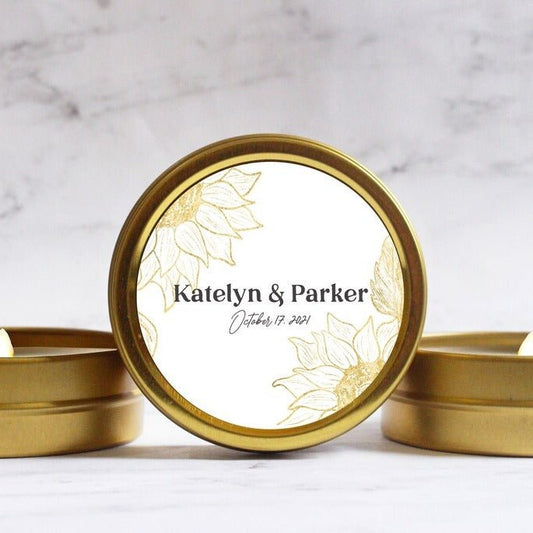 Sunflower Love Candle