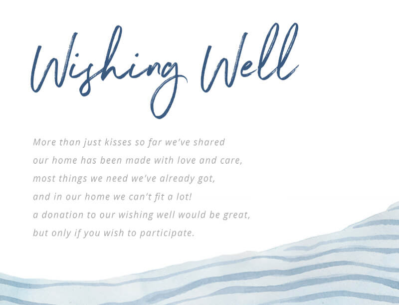 Soft Waves Wishing Well by Nicole C.