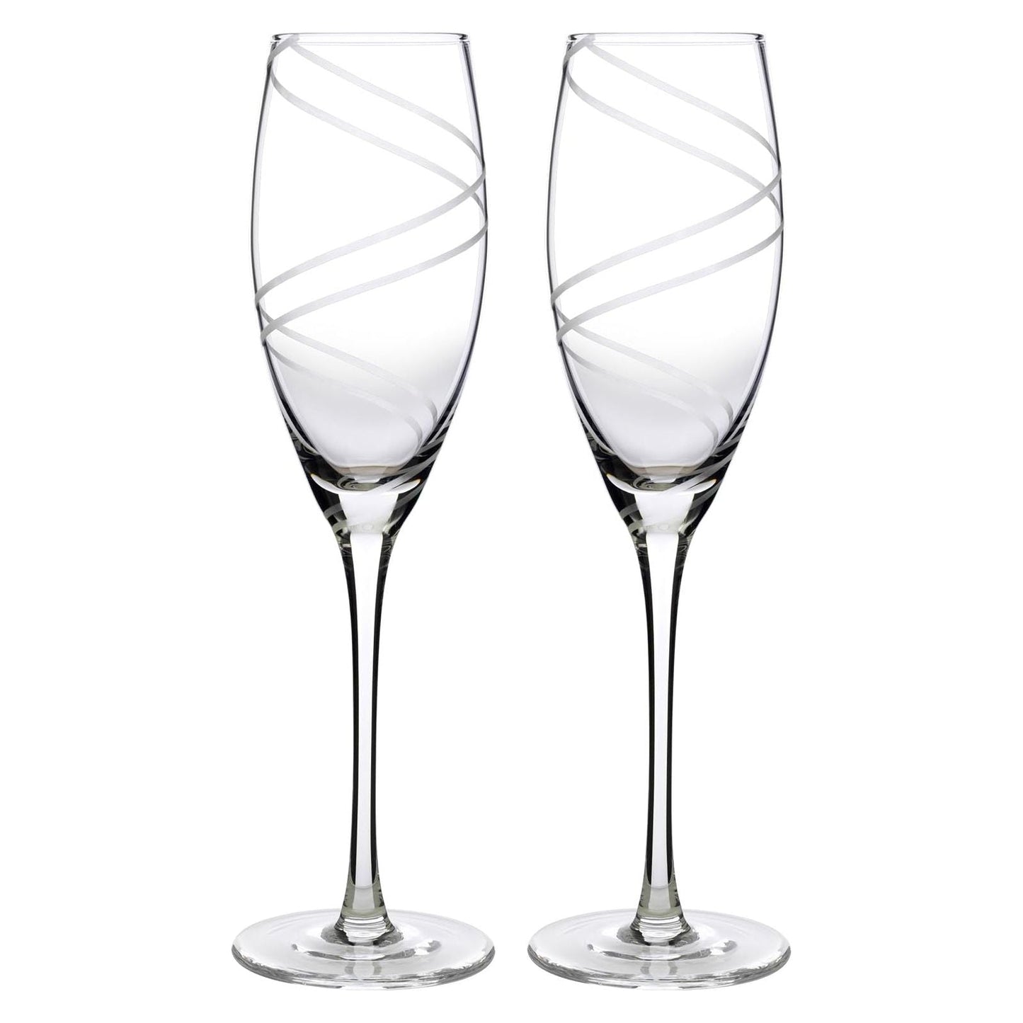 Swirl Wedding Flutes