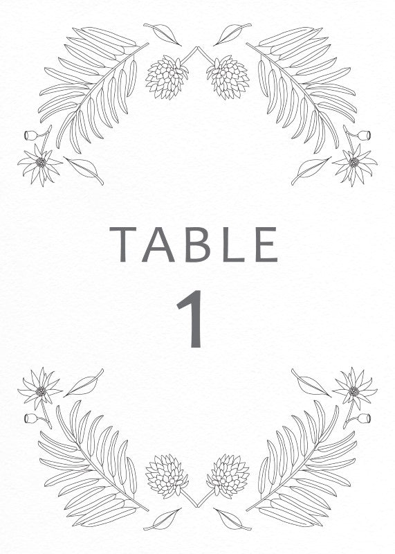 Australian Native Colour InTable Number by Tameka W.