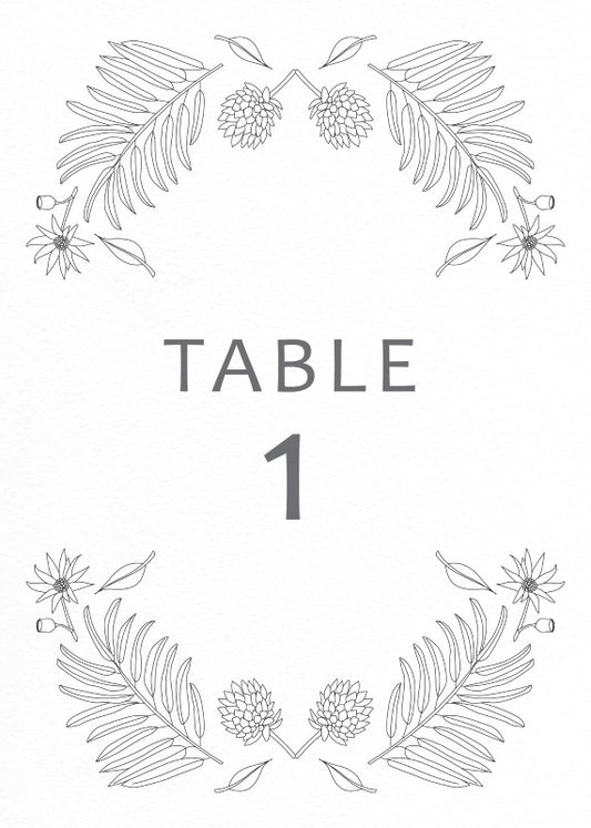 Australian Native Colour InTable Number by Tameka W.