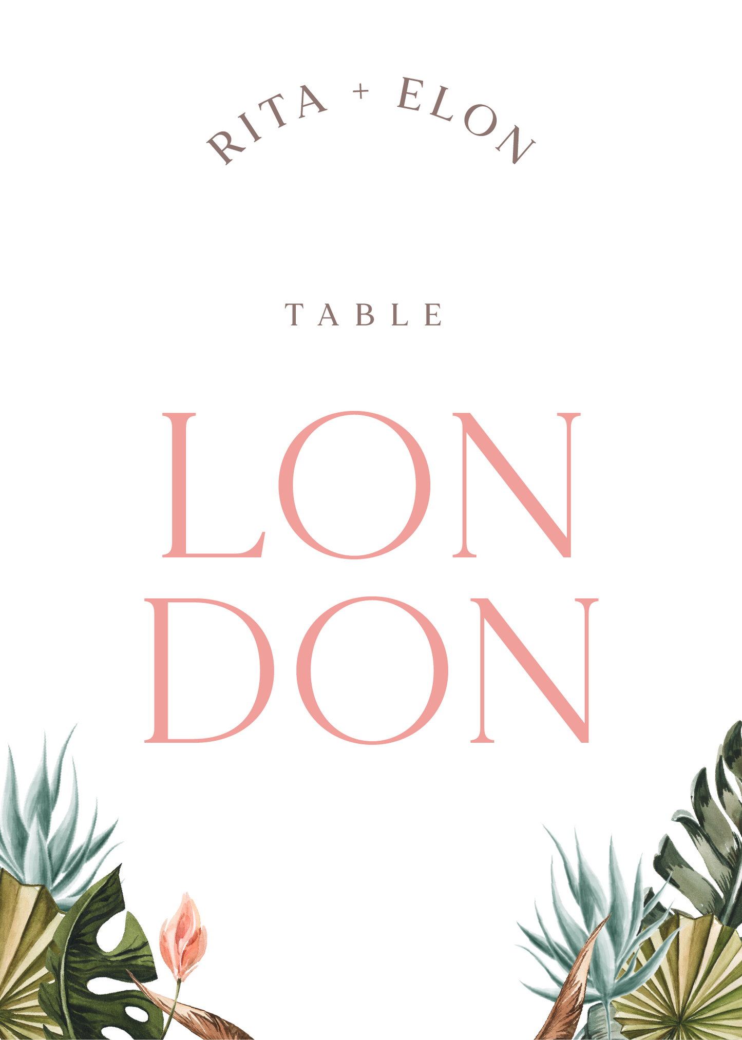 Island BreezeTable Number by Joy