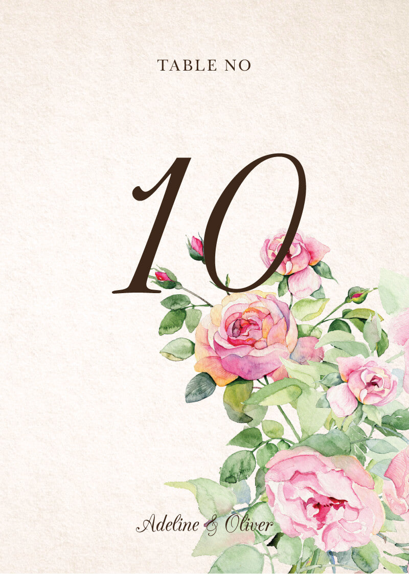 Good SpringTable Number by Inggrid H.