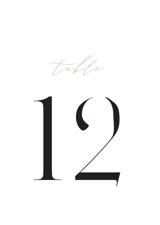 TulipsTable Number by Shab M.