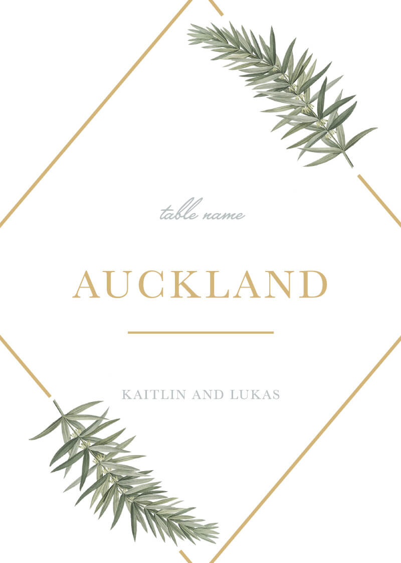 Diamond BranchTable Number by Kaydi B.