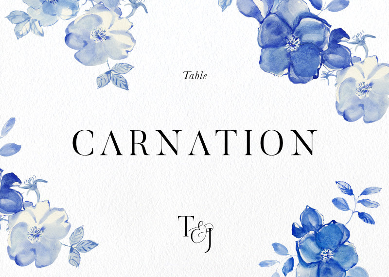 British FloralTable Number by Amelia S.