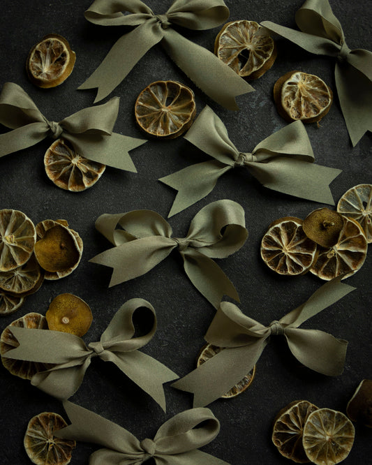 Tansy Green Silk Ribbon