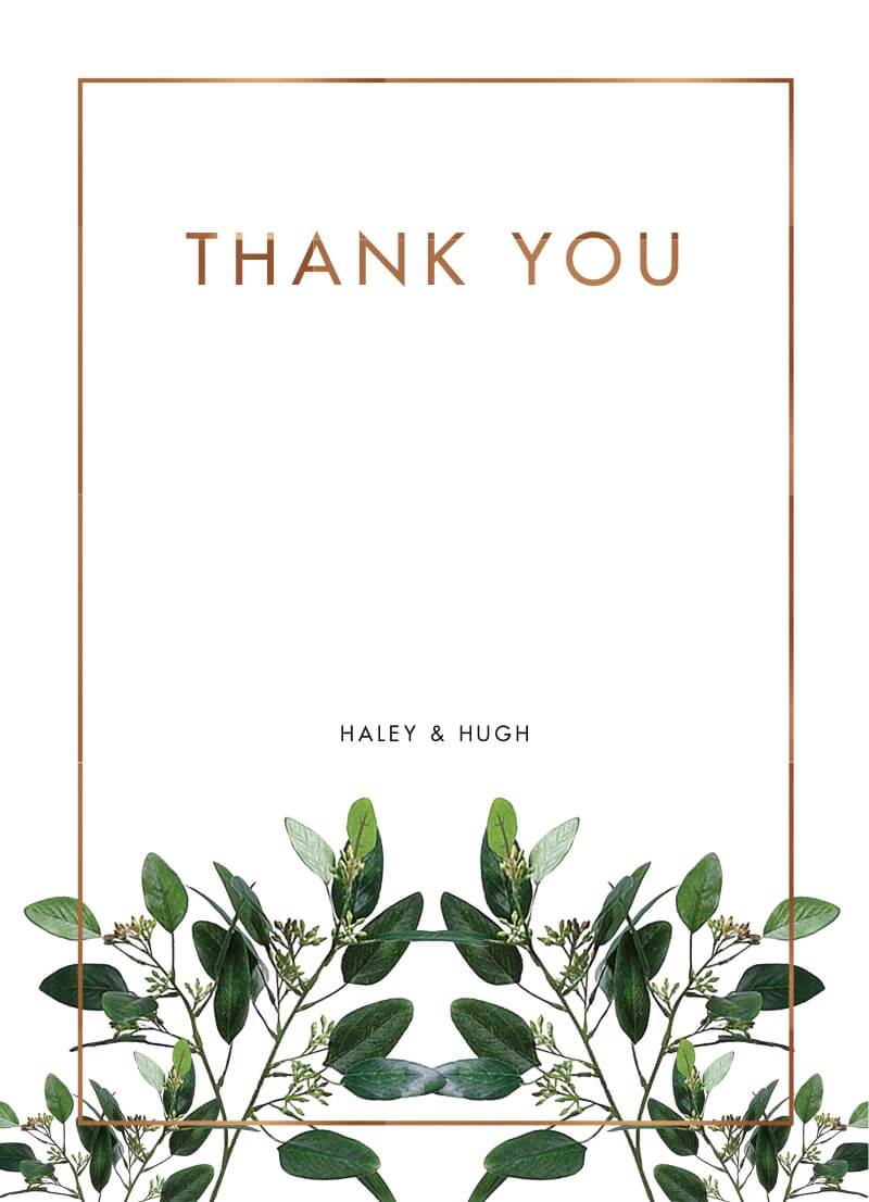 Garden Estate Thank You Card by Haley J.