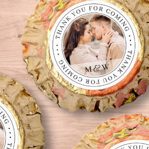 Thank You For Coming Wedding Classic Custom Photo Reese's Peanut Butter Cups