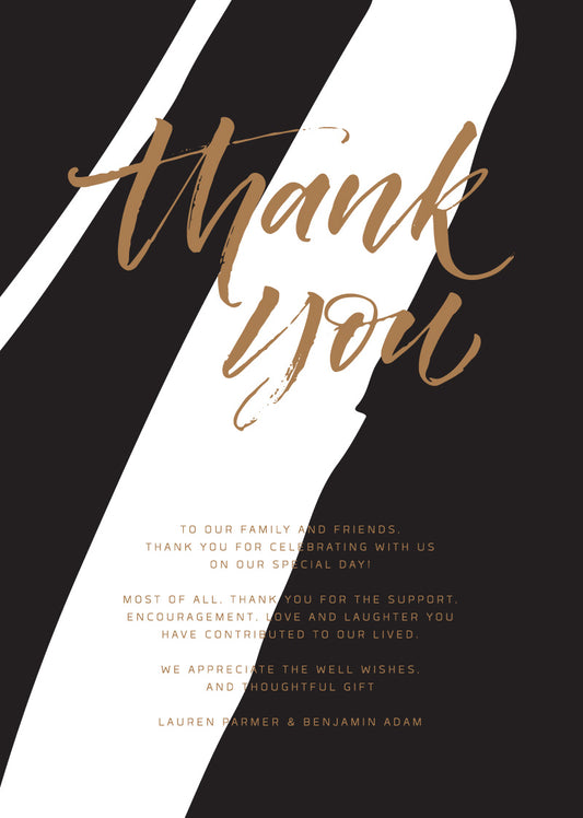 Become One Thank You Card by Inggrid H.