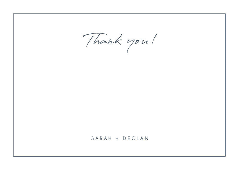 Watsons Bay Hotel Thank You Card by Watsons B.