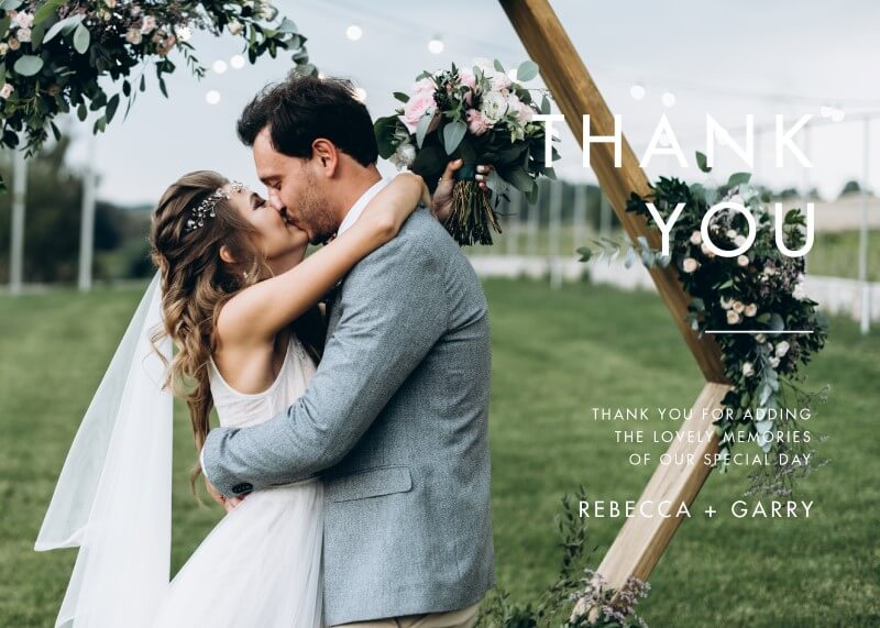 Eucalyptus Estate Thank You Card by Phabo R.