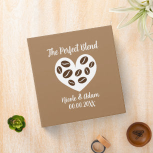 The Perfect Blend custom wedding photo album 3 Ring Binder