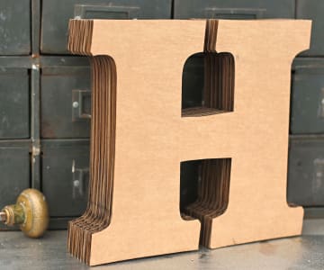 Cardboad Letters - 10% WELCOME DISCOUNT