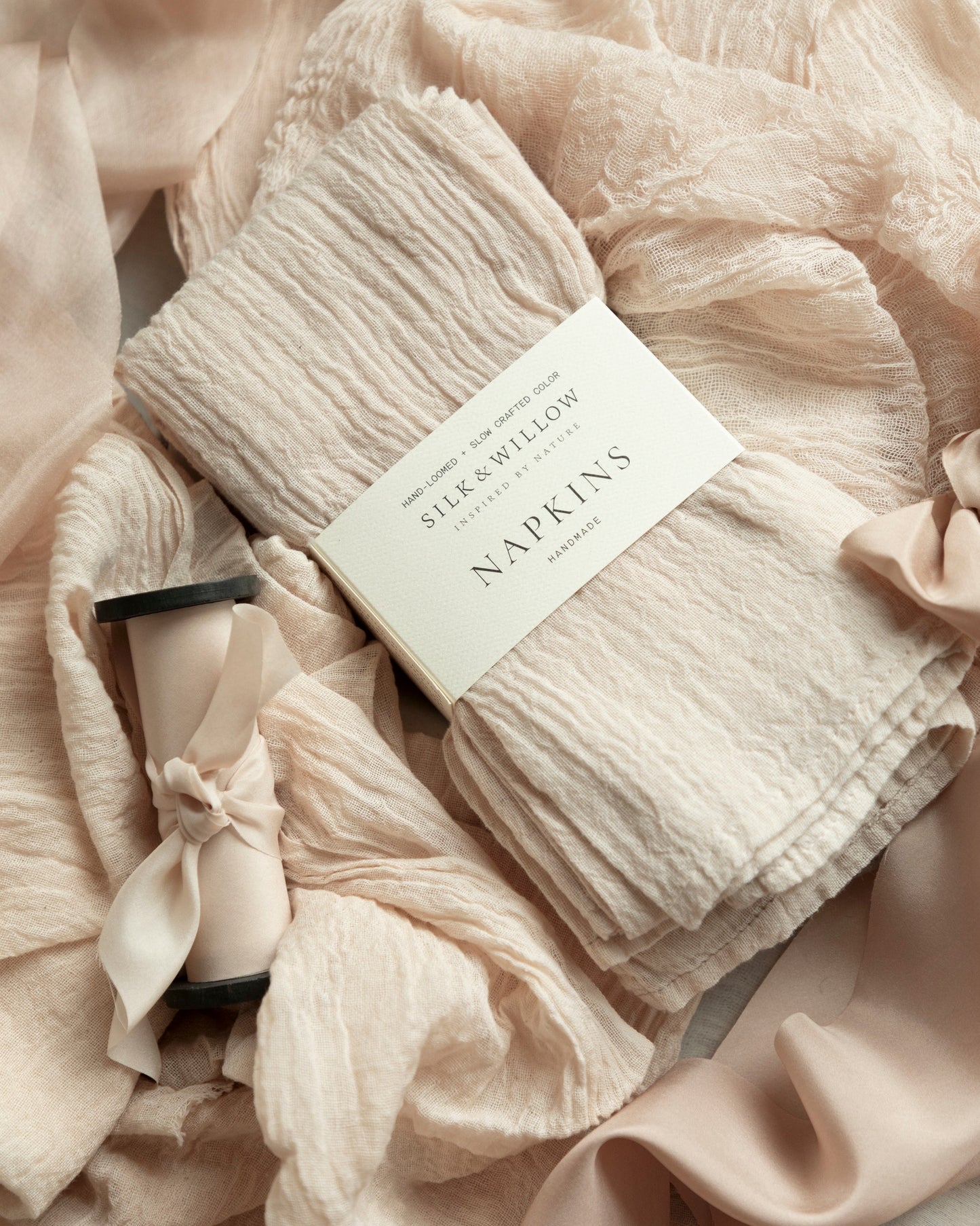 Blush Napkin Sets / Plant Dyed