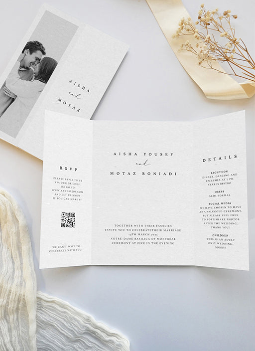 Together Wedding Invitations by Shab M.