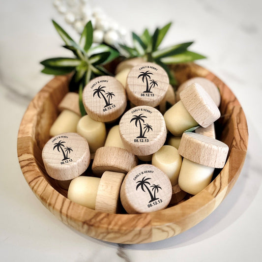 Tropical Wine Cork Favor