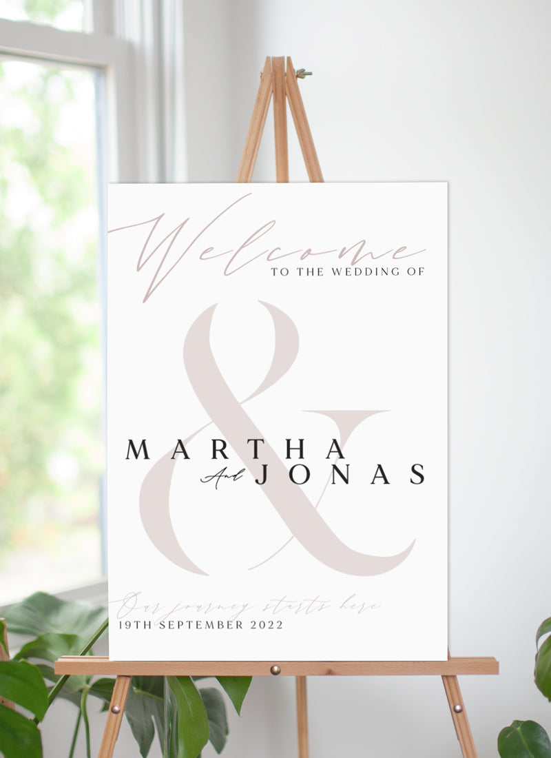 Tulips Wedding Sign by Shab M.
