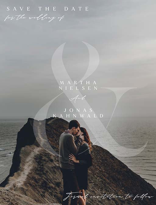 Tulips Save The Date Cards by Shab M.