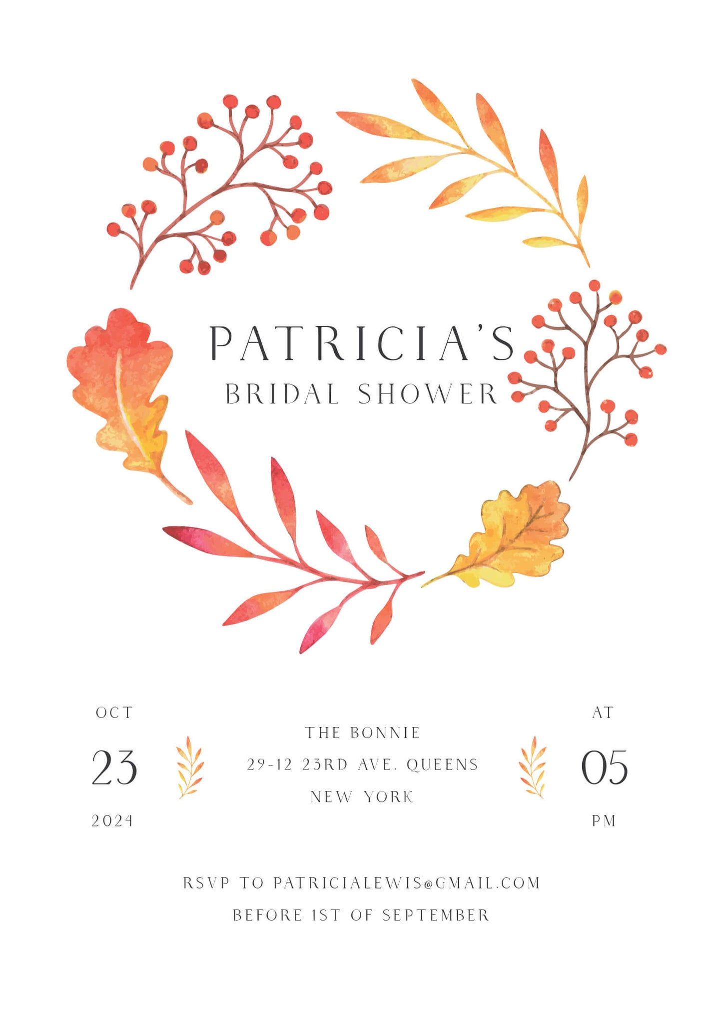 UnbeleafableBridal Shower Invitation by Yunita Y.
