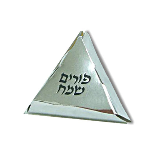 Hamentash Favor Box Silver (Pack Of 10)