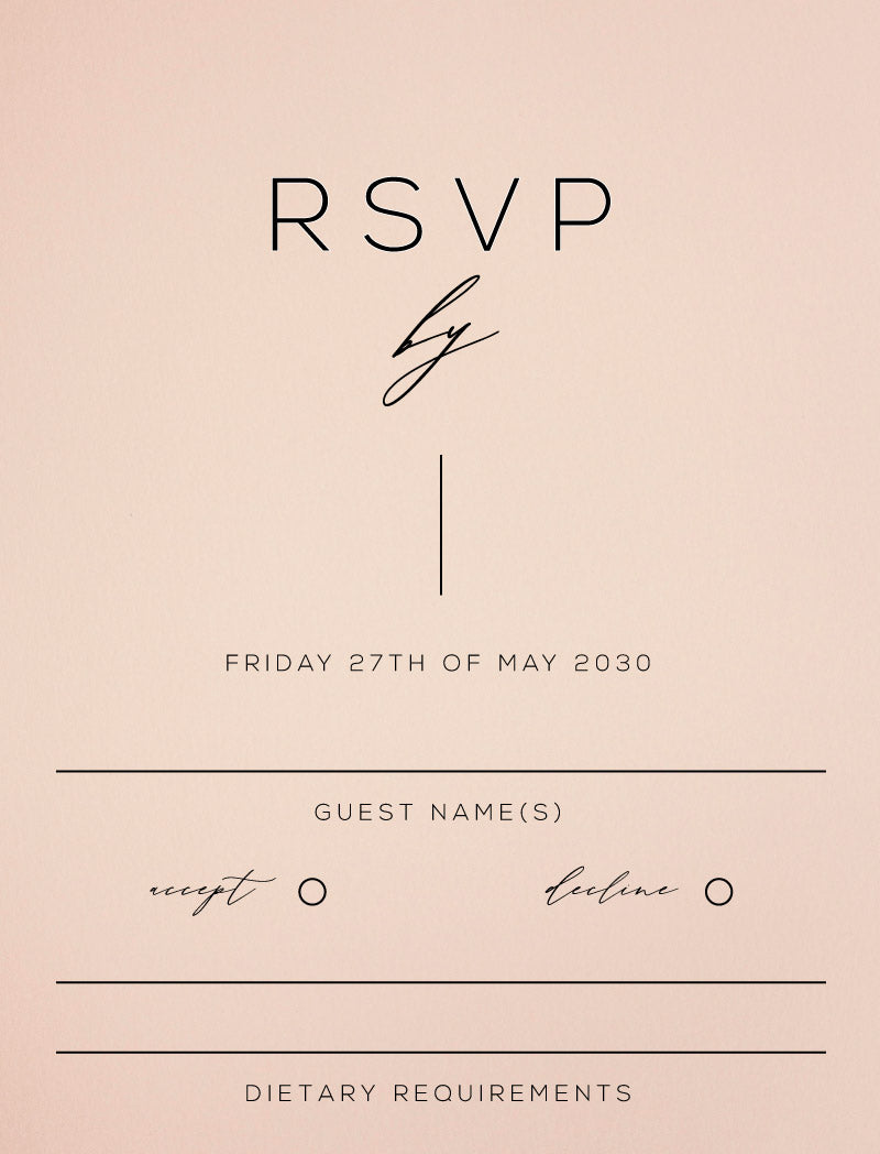 Verde RSVP Cards by Jamie L.