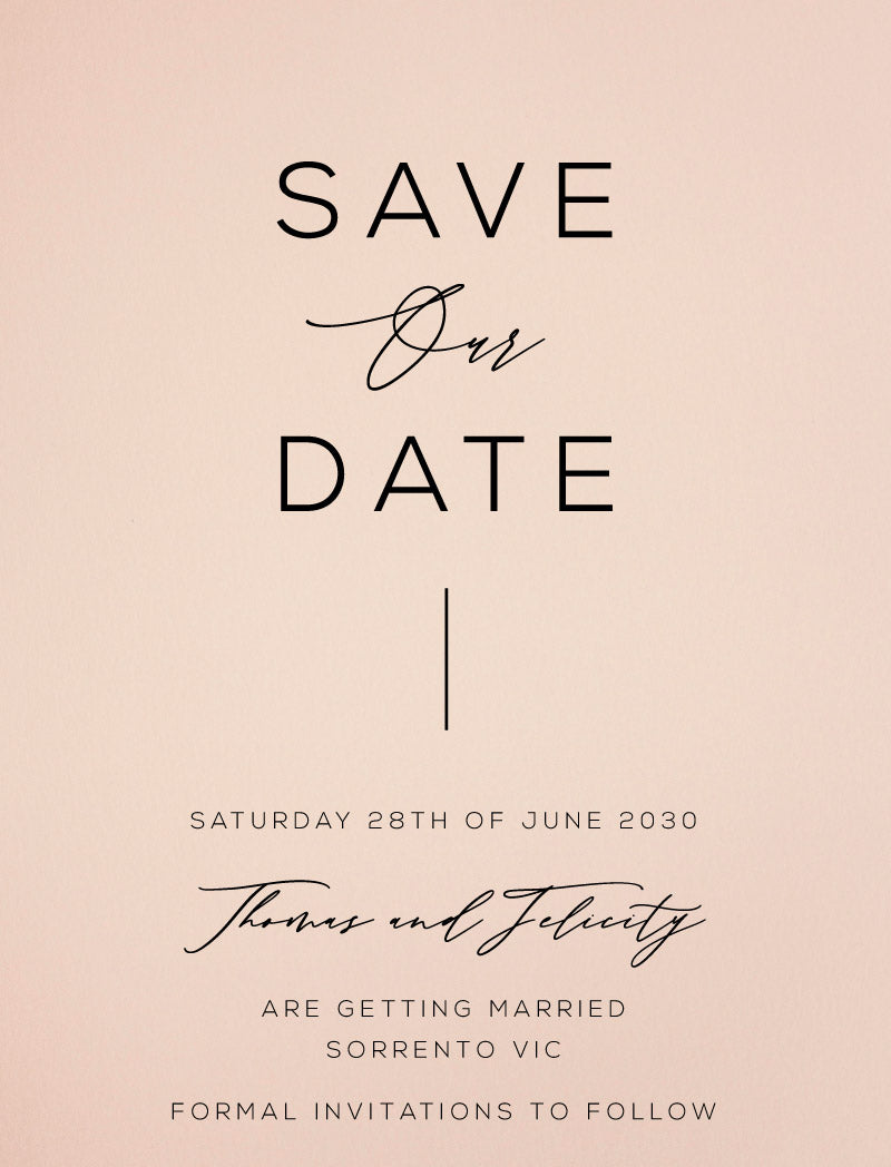 Verde Save The Date Cards by Jamie L.