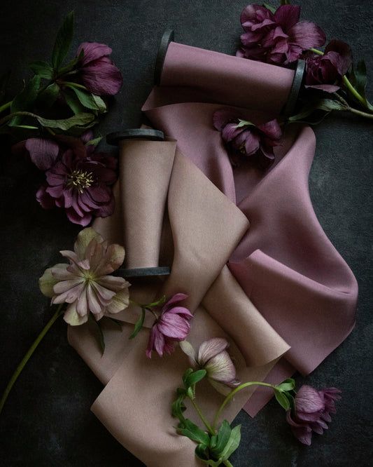 Vintage Rose Silk Ribbon