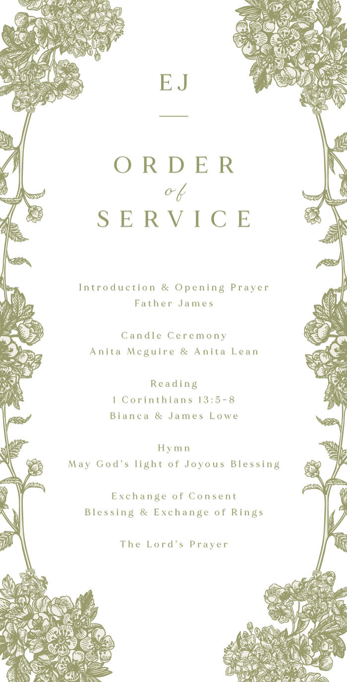 Visco Garden Wedding Program by Inggrid H.