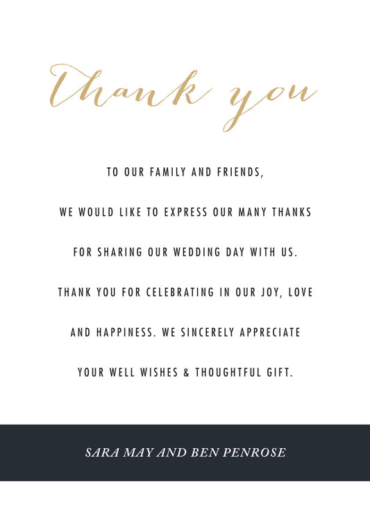 Voyage Thank You Card by Shab M.