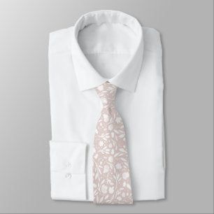 Watercolor Floral Pattern Neck Tie