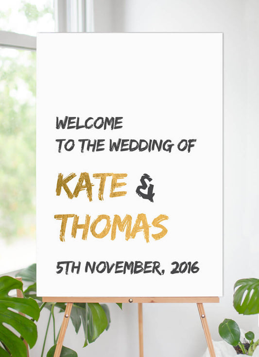 XO Wedding Sign by James B.