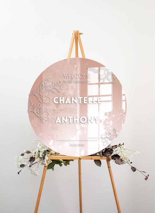 Blooming Tonic Wedding Sign by Lorrina A.
