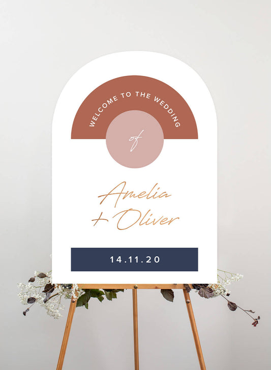 Amelia And Oliver Wedding Sign by Zoe S.