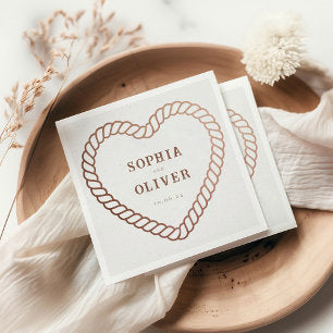 Western Cowboy Country Rustic Wedding Napkins