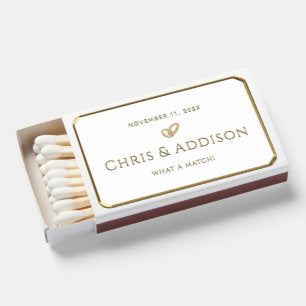What a Match! Wedding Favor Matchbooks