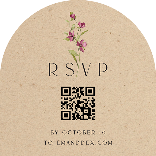 Wild Meadow RSVP Cards by Putri N.