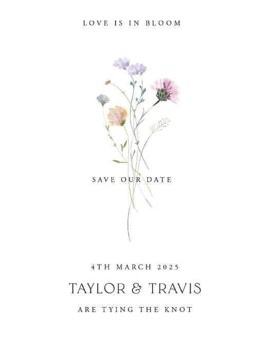 Wildest Dreams Save The Date Cards by Shab M.