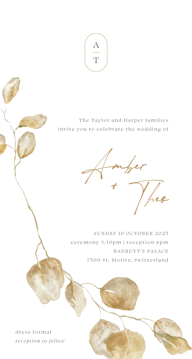 Winter Harmony Wedding Invitations by Inggrid H.