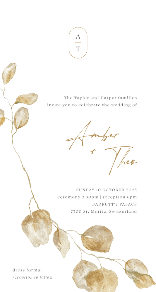 Winter Harmony Wedding Invitations by Inggrid H.