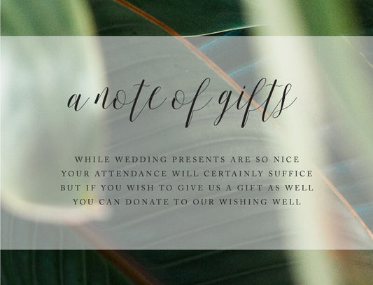 Tropical Leaves Wishing Well by Inggrid H.