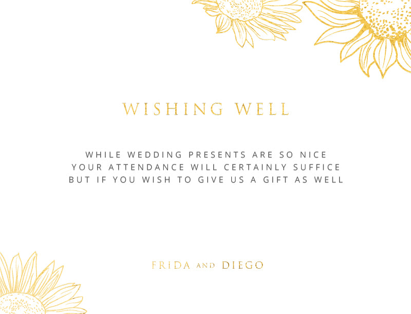 Golden Sunflower Wishing Well by Alexander K.