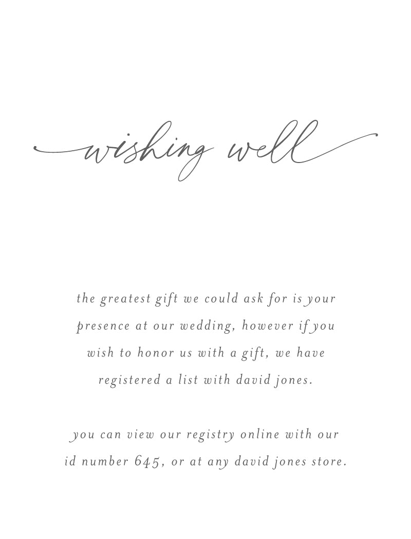 Forever Script Wishing Well by Liz C.