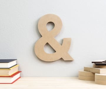 MDF Wooden Letters