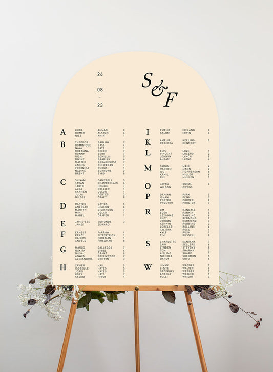 Woodland Seating Chart by Amelia S.
