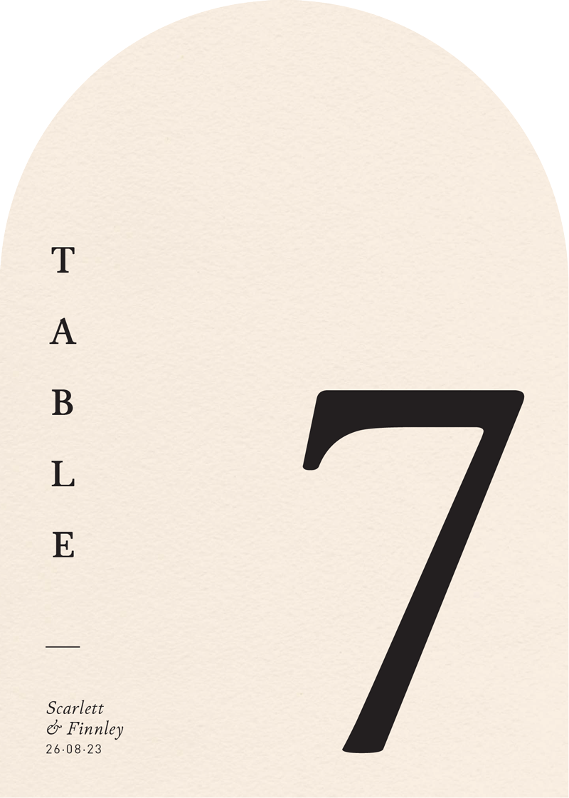 WoodlandTable Number by Amelia S.